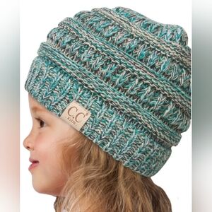 CC Kids Teal Knit Beanie-*NWT*